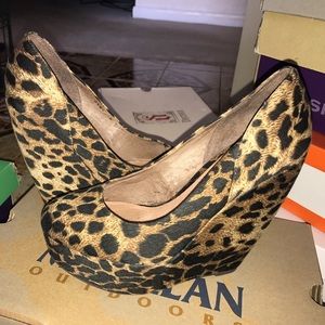 Leopard heels