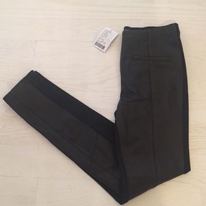 Anthropologie Black Vegan Leather Leggings