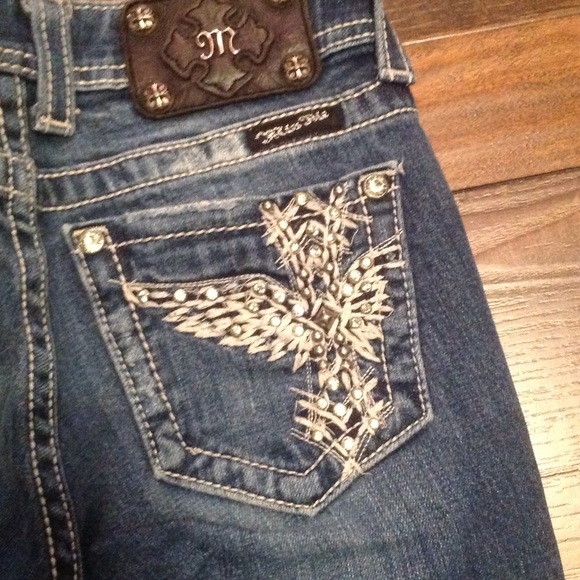 Miss Me Distressed Denim Skinny Jeans - Picture 2 of 4