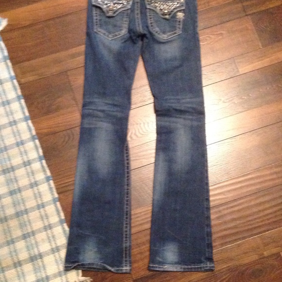 Miss Me Distressed Bootcut Denim Jeans - Picture 2 of 4