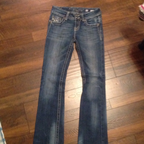 Miss Me Distressed Bootcut Denim Jeans - Picture 3 of 4