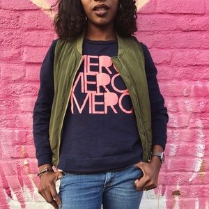 J.Crew Thank You 3x Sweatshirt