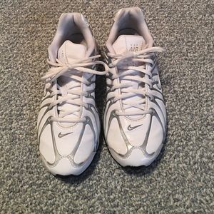 Women's white Nike shoes