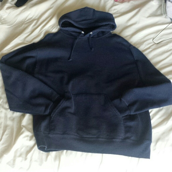 Men's size medium dark blue hoodie