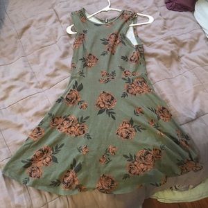 Vans zip up flare dress