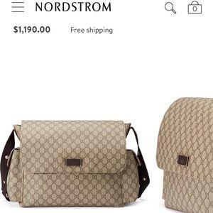 Gucci diaper messenger bag