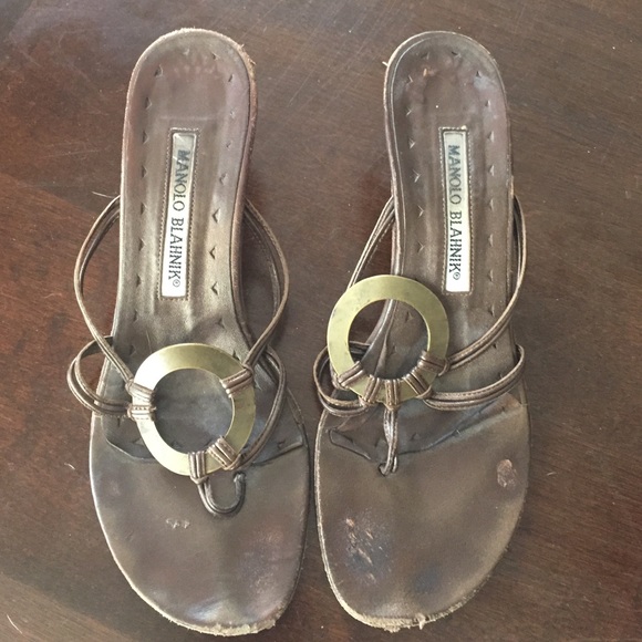 Authentic Manila Blahnik sandals