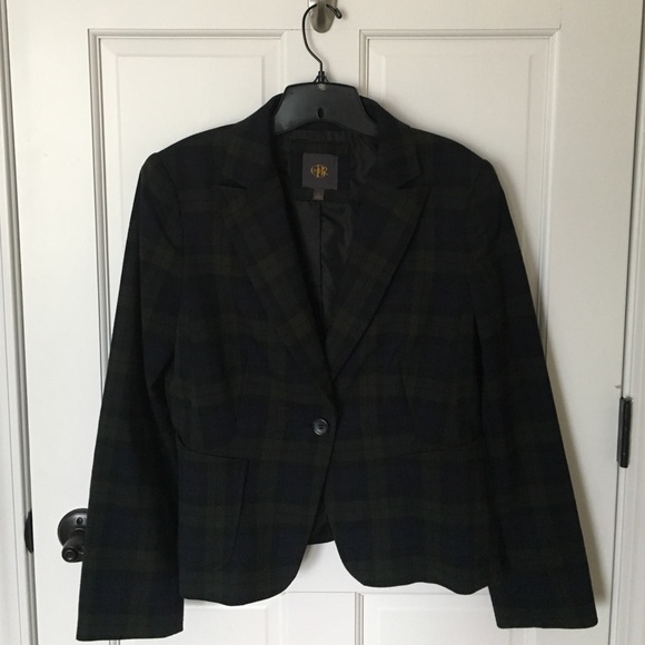 Classic navy and green plaid blazer!!!