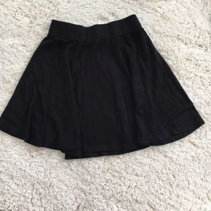 Black skater skirt