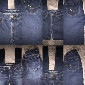 4 pair of American Eagle Jeggings