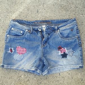 Custom jean shorts