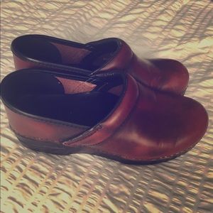 Dansko slip on clogs