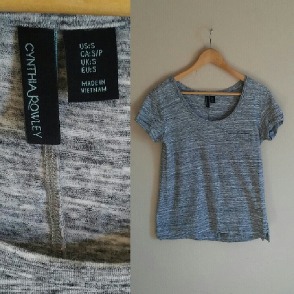 Cynthia Rowley Boyfriend Pocket Tee - Picture 3 of 4