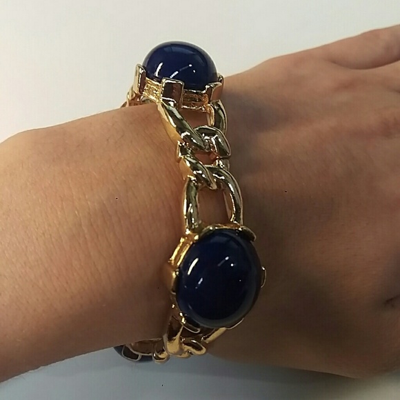 Gold and Navy bracelet!!