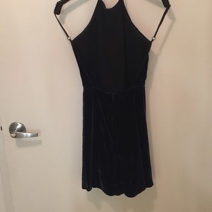 Reformation velvet mini - midnight blue