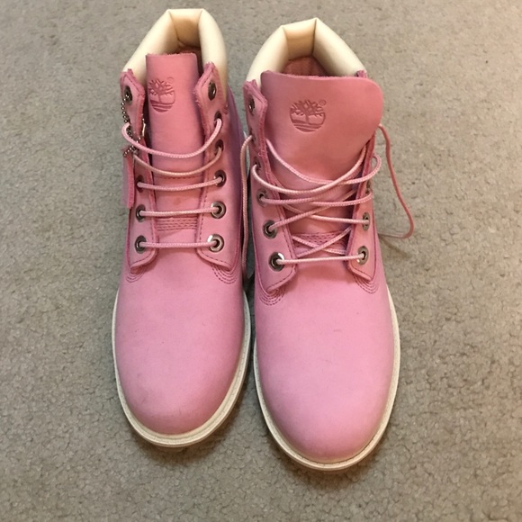 Pink Timberland Boots