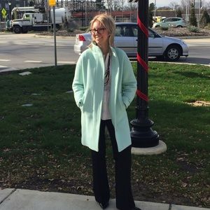 JCrew Stadium Cloth Cocoon Coat