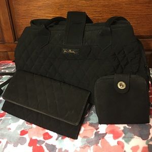 Block Vera Bradley Tote with 2 matching wallets