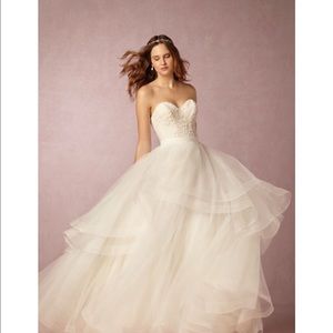 BHLDN by WTOO watters Almira skirt size 4 ivory