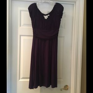 Max Studio deep purple dress