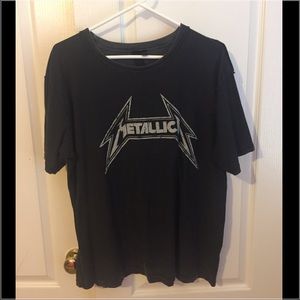 Topshop Metallica oversized T
