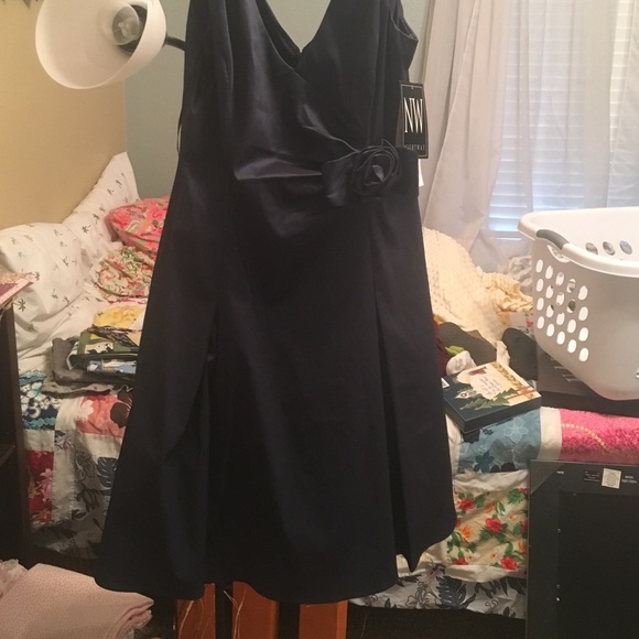 Navy blue formal dress