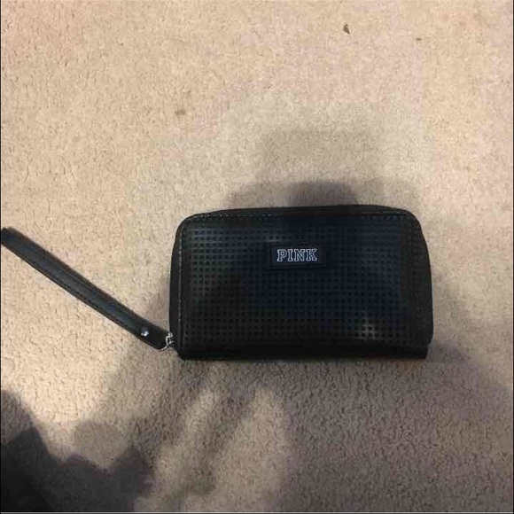 Victoria's Secret pink leather wallet