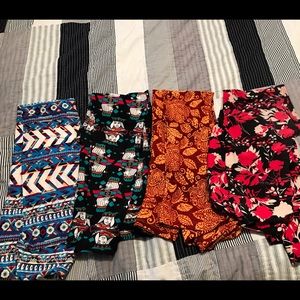 LuLaRoe OS NWOT/EUC 4 pair PRICE DROP TODAY ONLY