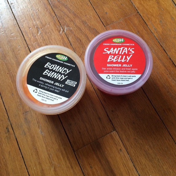 Lush shower jellies