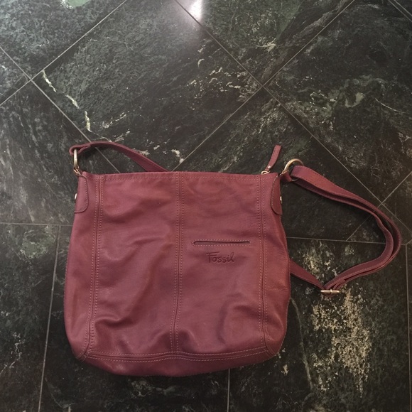 Fossil light purple leather handbag - Picture 2 of 4