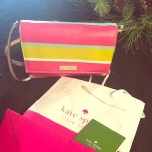 Kate Spade Grant Cross Body Bag Multi Striped