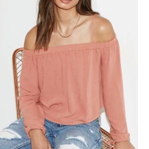 Kendall and Kylie off shoulder too taupe