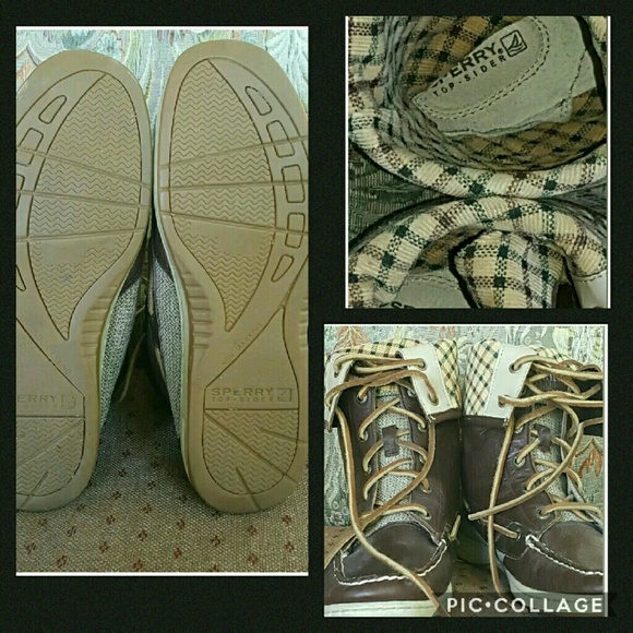 💣SOLD💥🌈 Sperry Topsider RAD PLAID Lined boots - Picture 4 of 4