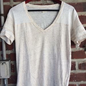 New MADEWELL Cream/white soft cotten Jersey Tee