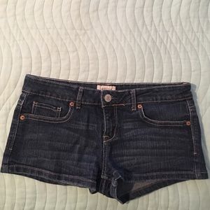 Blue jean shorts