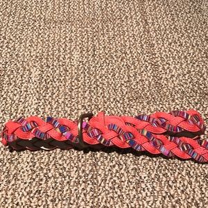 Orange / multi color belt