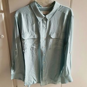 Teal Rayon Blouse