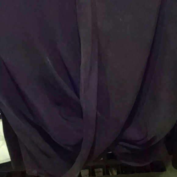 Theory brown black mixed materials wrap small NEW - Picture 3 of 4