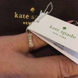 Kate Spade Pave Bow Ring