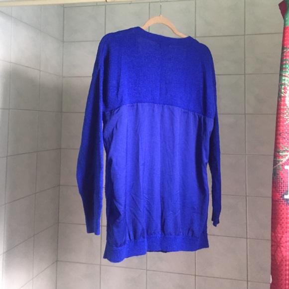 Beautiful, Bright Blue Cardigan - Picture 2 of 2