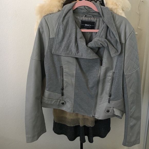 BNCI quilted moto jacket