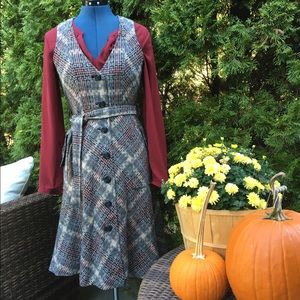 Rory Gilmore Plaid Wool Dress ASO Gilmore Girls