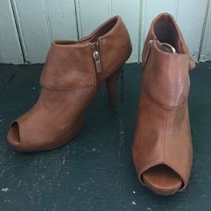 Brown Bootie Heels
