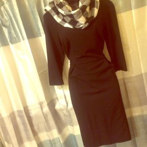 Calvin Klein tailored pencil secretary dress