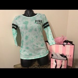 Pink VS tye dye shirt