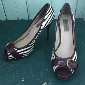 Zebra Print Steve Madden Heels