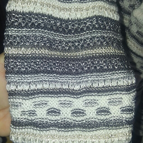 Scarf Open Front Sweater - Picture 2 of 3