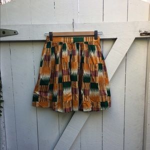African pattern skirt