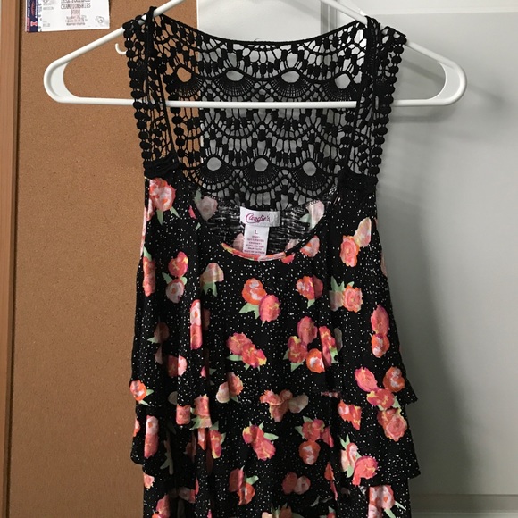 floral tank top