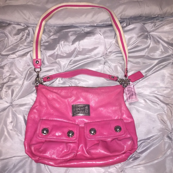 Authentic leather coach bag!